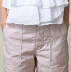 Thin Back Satin 908 Baker Short Pants Detail