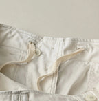 Thin Back Satin 908 Baker Short Pants Detail