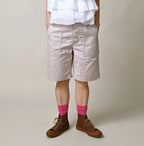 Thin Back Satin 908 Baker Short Pants Female Model