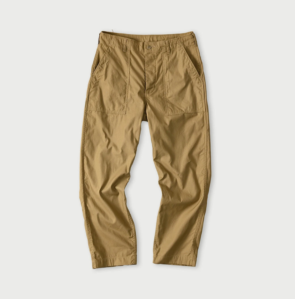 Thin Back Satin 908 Baker Pants Khaki Beige