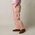 Thin Back Satin 908 Baker Pants Female Model