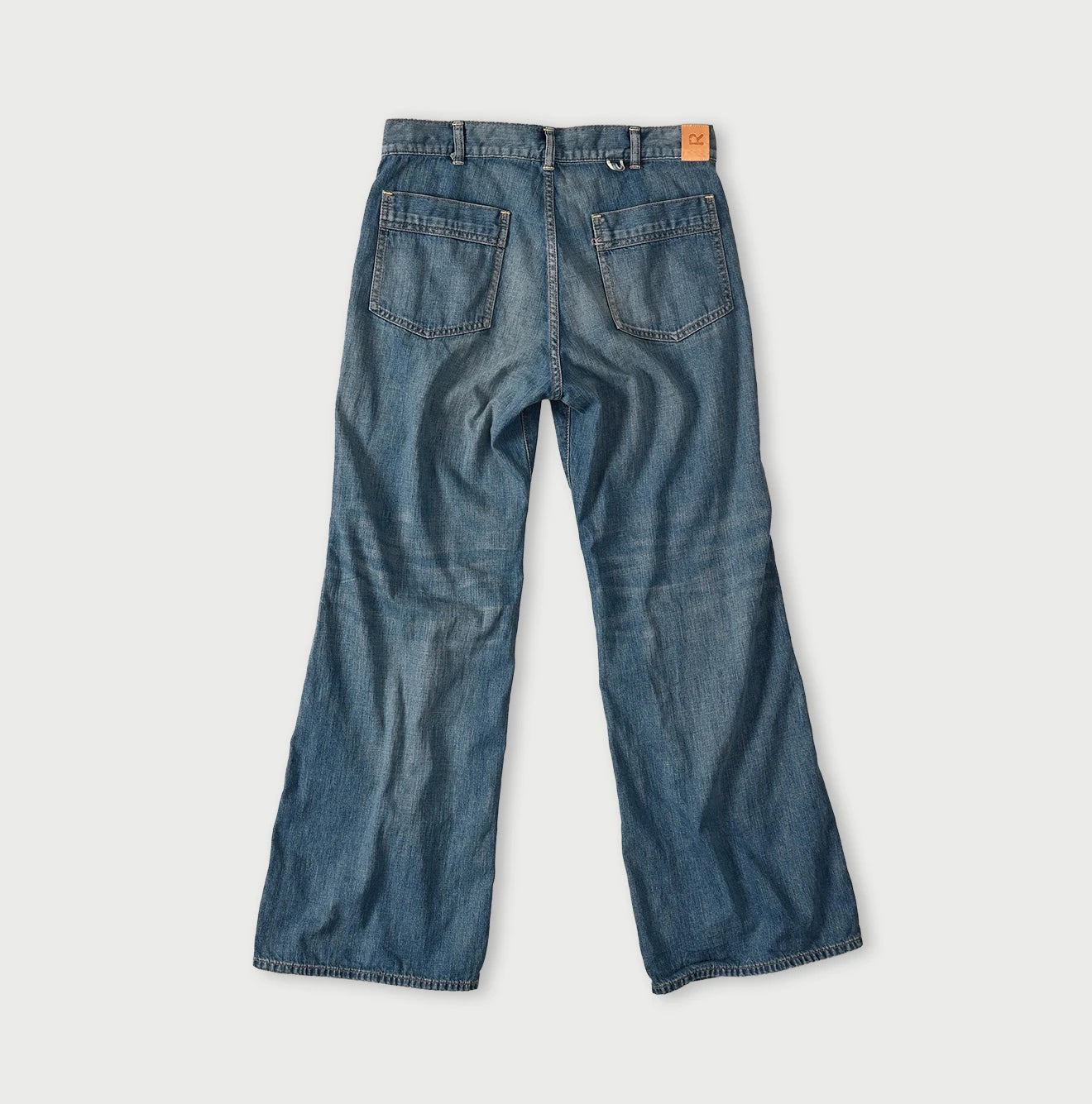 Mugihiko Denim Hippie Bachihime Tan Back
