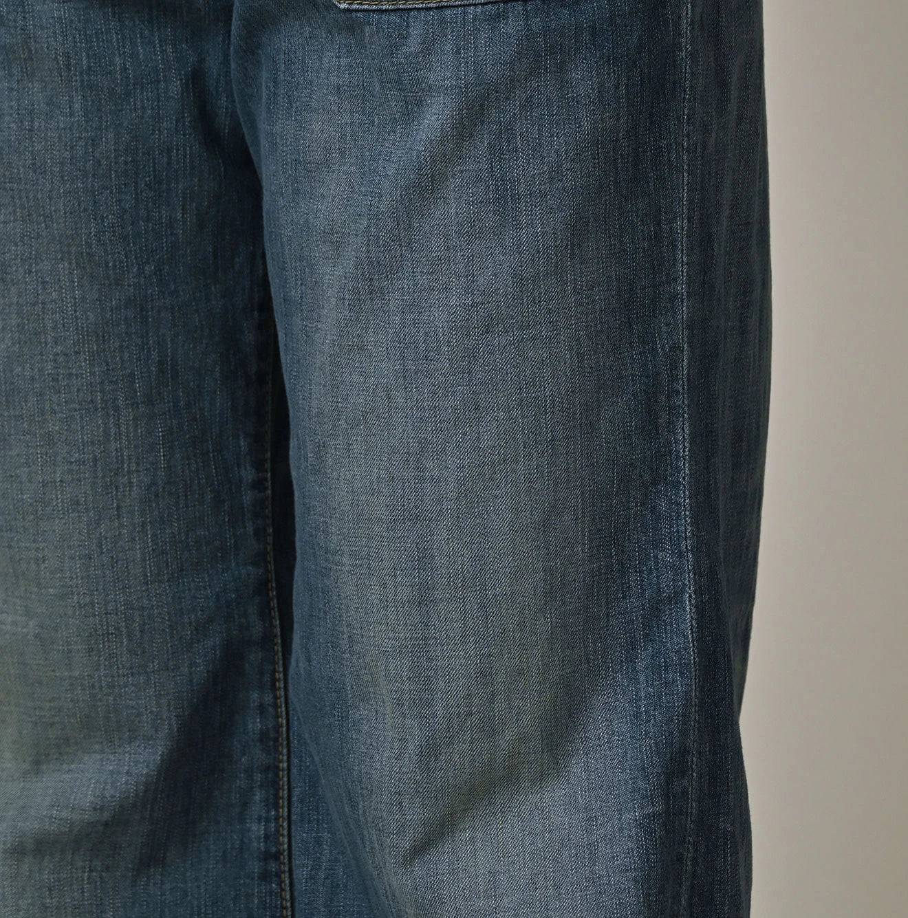 Mugihiko Denim Hippie Bachihime Tan Detail