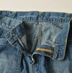 Mugihiko Denim Hippie Bachihime Tan Detail