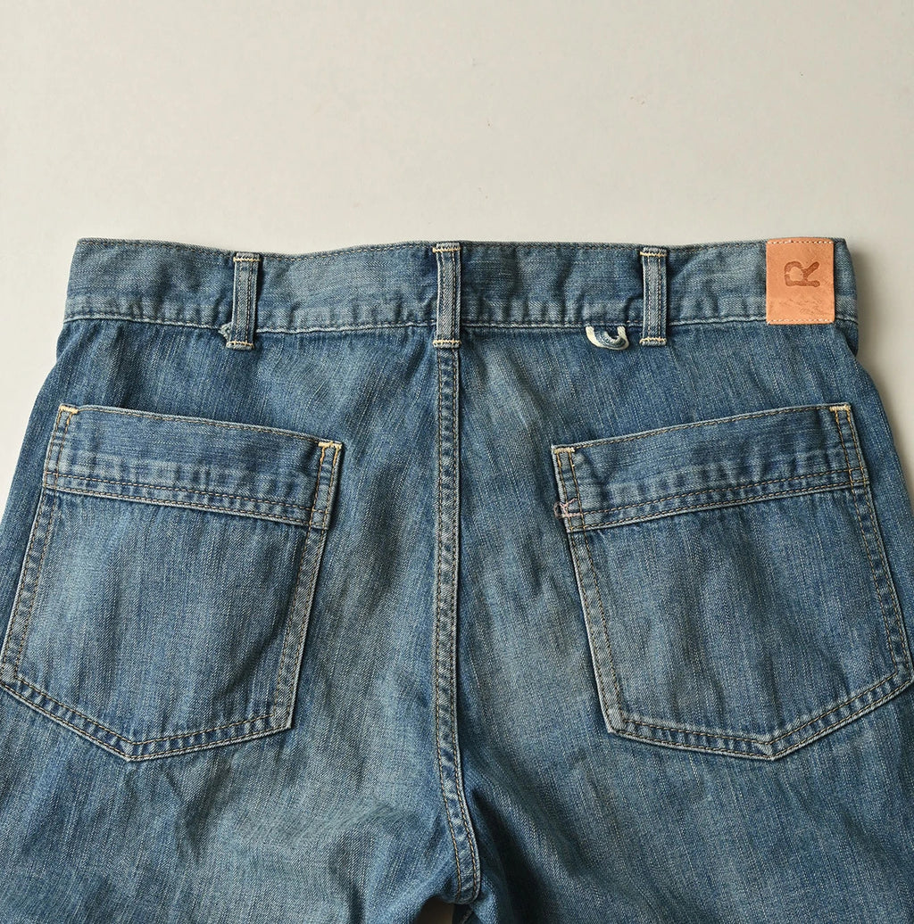Mugihiko Denim Hippie Bachihime Tan Detail