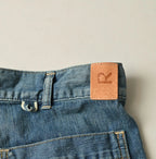 Mugihiko Denim Hippie Bachihime Tan Detail