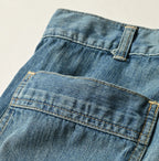 Mugihiko Denim Hippie Bachihime Tan Detail