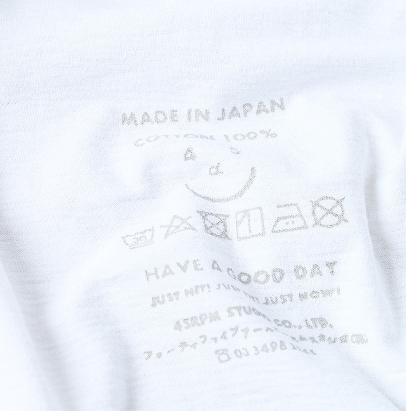 Tenjiku 908 Ocean T-shirt Detail