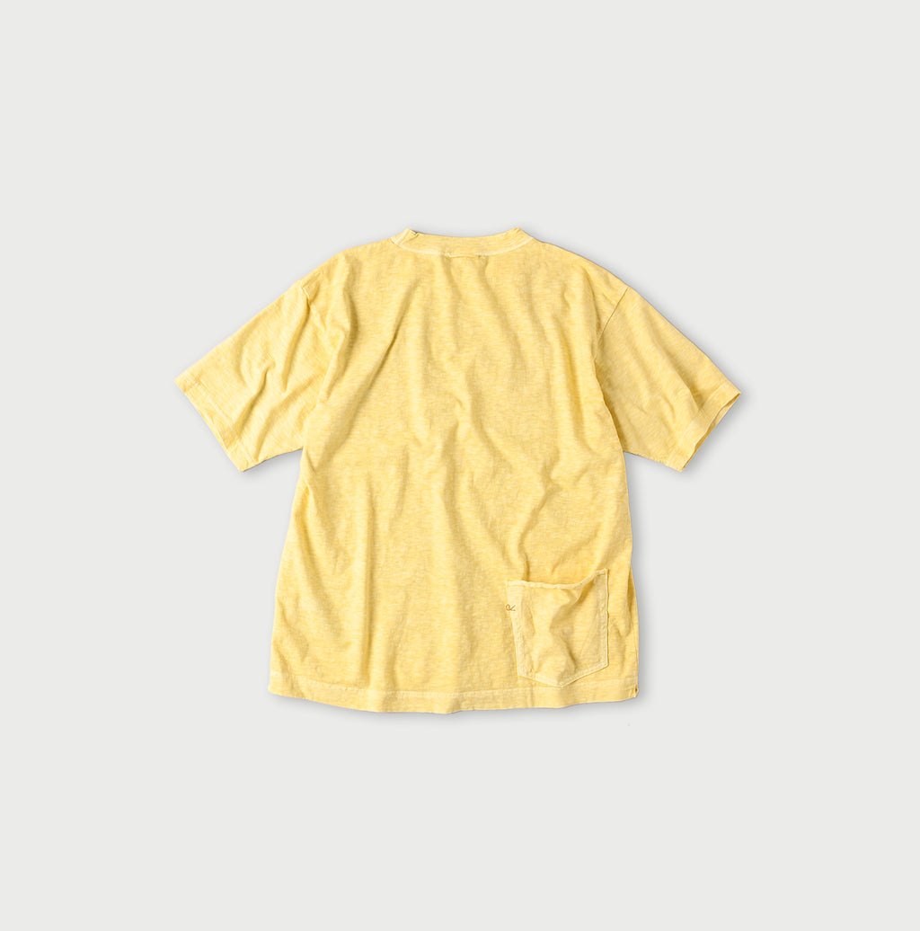 Plant Dyed Tenjiku 908 Ocean T-shirt Back