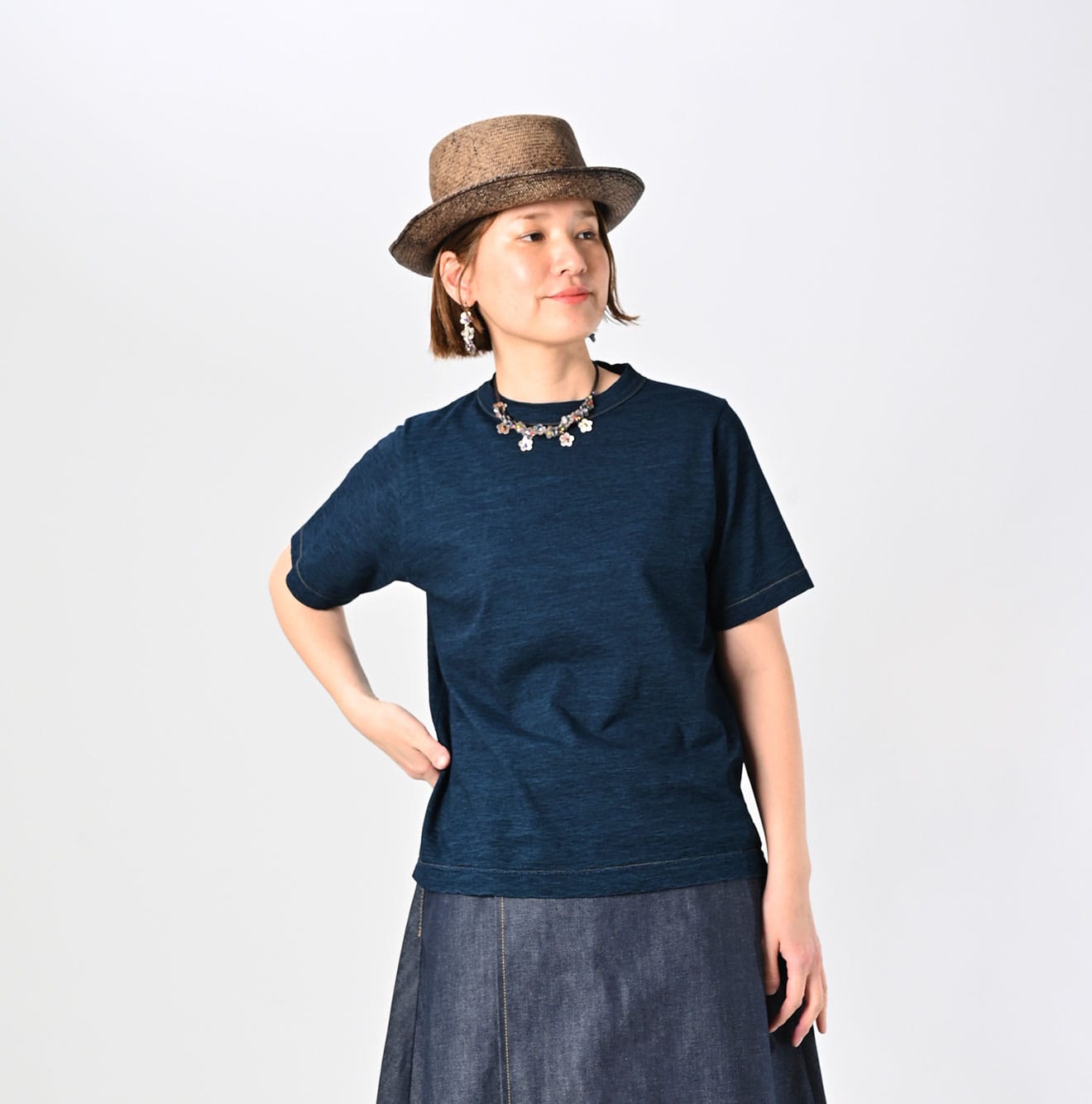 Indigo Tenjiku 908 45 Star T-shirt Nou Female Model