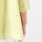 Plant Dyed Tenjiku Big Slit T-shirt Detail