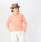 Plant Dyed Tenjiku Square T-shirt Female Model