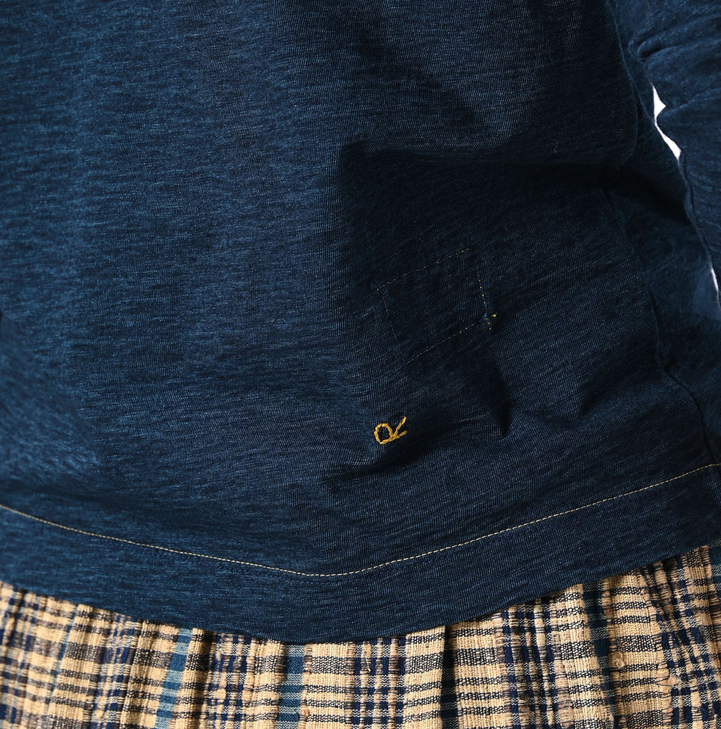 Indigo Tenjiku Square T-shirt Nou Detail