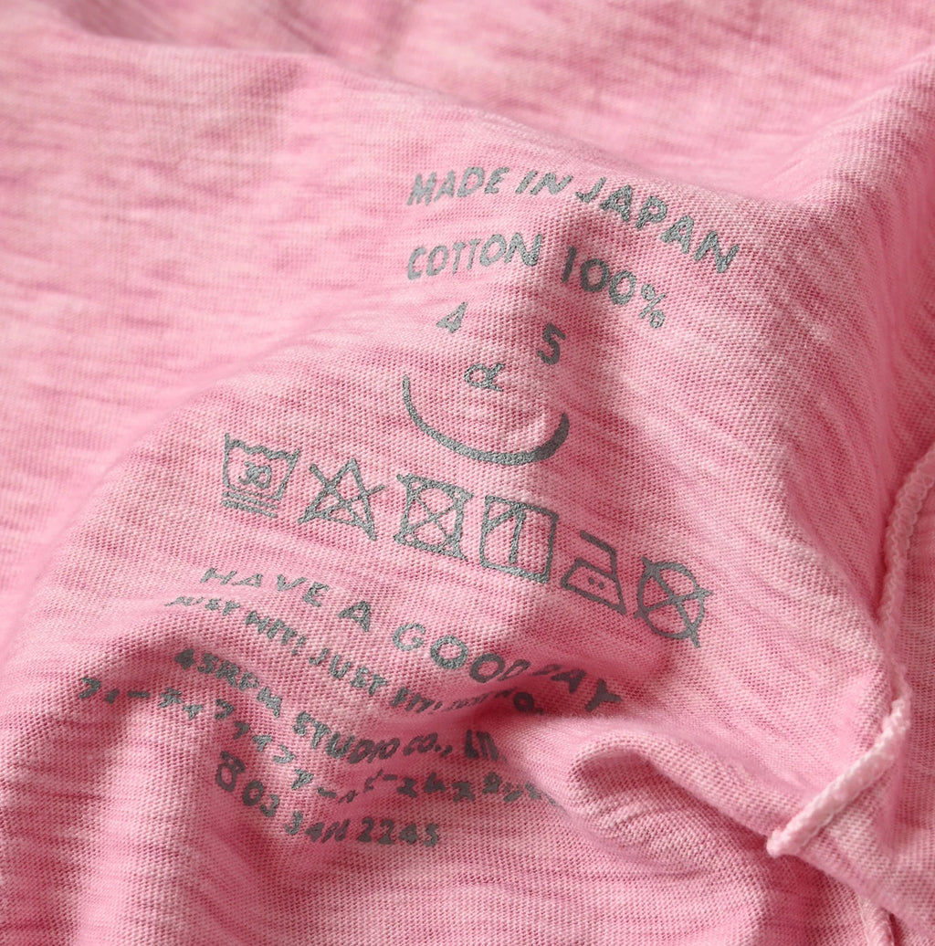 Plant Dyed Tenjiku 45 Star 908 T-shirt Detail