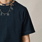 Indigo Tenjiku 908 45 Star T-shirt Detail