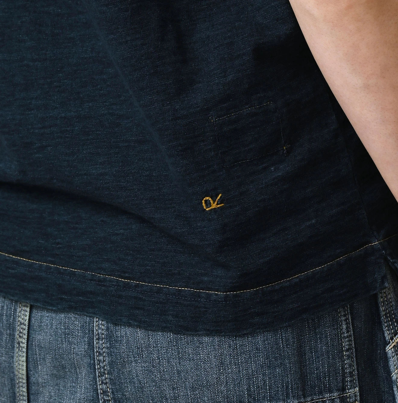 Indigo Tenjiku 908 45 Star T-shirt Detail