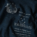 Indigo Tenjiku 908 45 Star T-shirt Detail