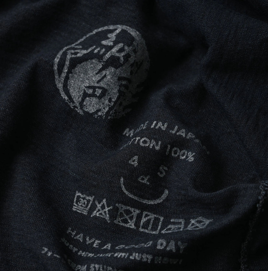 Indigo Tenjiku 45 Star 908 T-shirt Detail