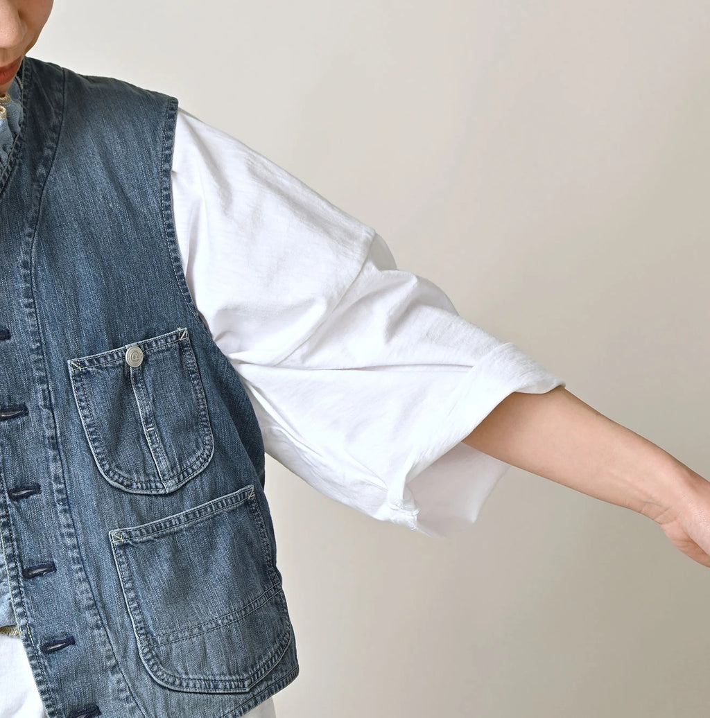 Tenjiku 9.8 Size Ocean T-shirt Detail