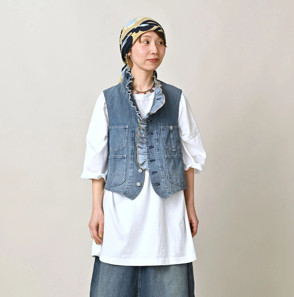 Tenjiku 9.8 Size Ocean T-shirt Female Model