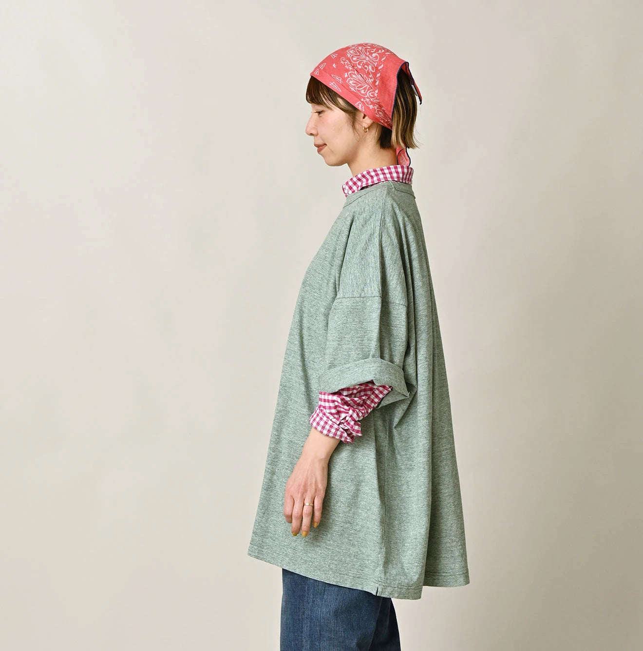 Top Tenjiku 9.8 Size Ocean T-shirt Female Model