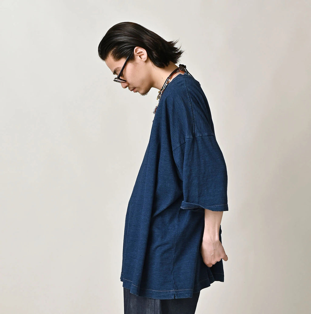 Indigo Tenjiku 9.8 Size Ocean T-shirt Premium Male Model