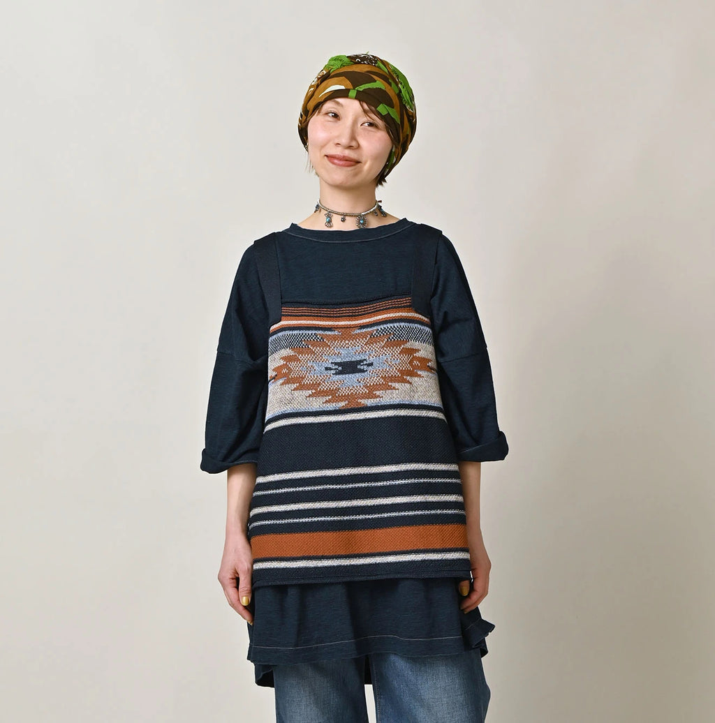 Indigo Tenjiku 9.8 Size Ocean T-shirt Premium Female Model