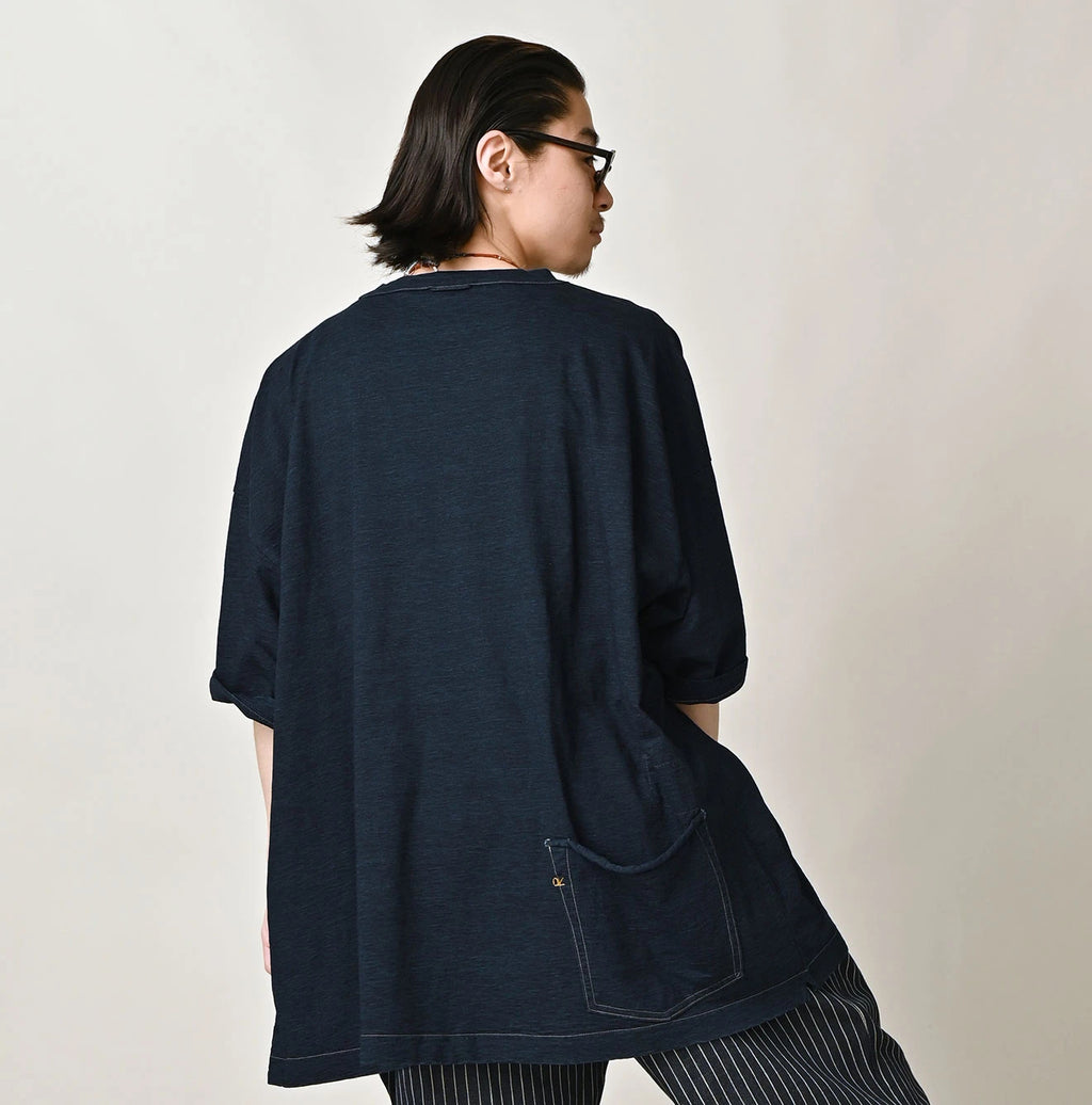 Indigo Tenjiku 9.8 Size Ocean T-shirt Male Model
