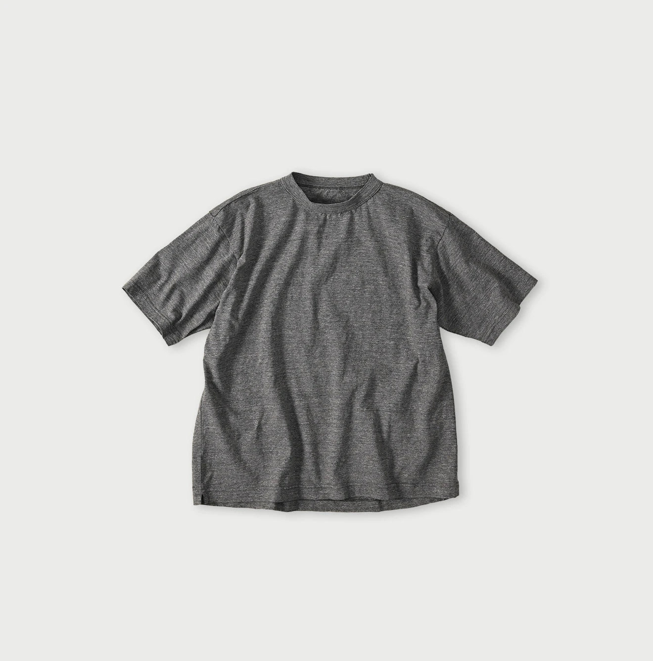 Top Tenjiku 908 Ocean T-shirt Gray Tweed Top