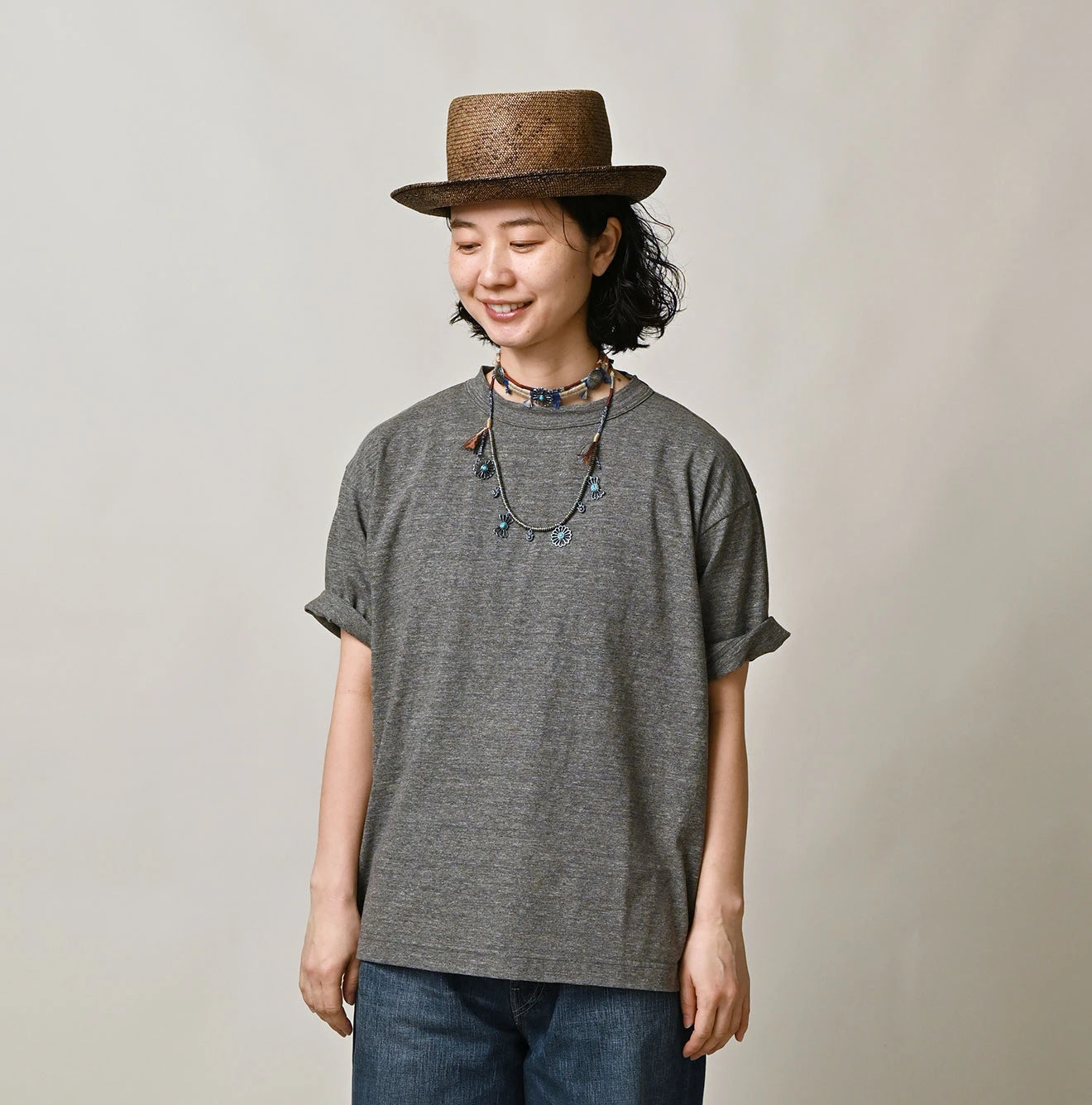 Top Tenjiku 908 Ocean T-shirt Female Model