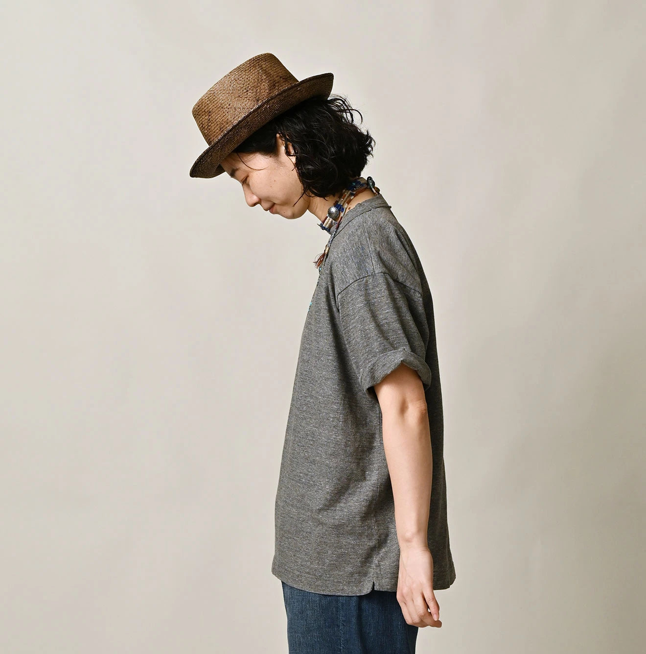 Top Tenjiku 908 Ocean T-shirt Female Model