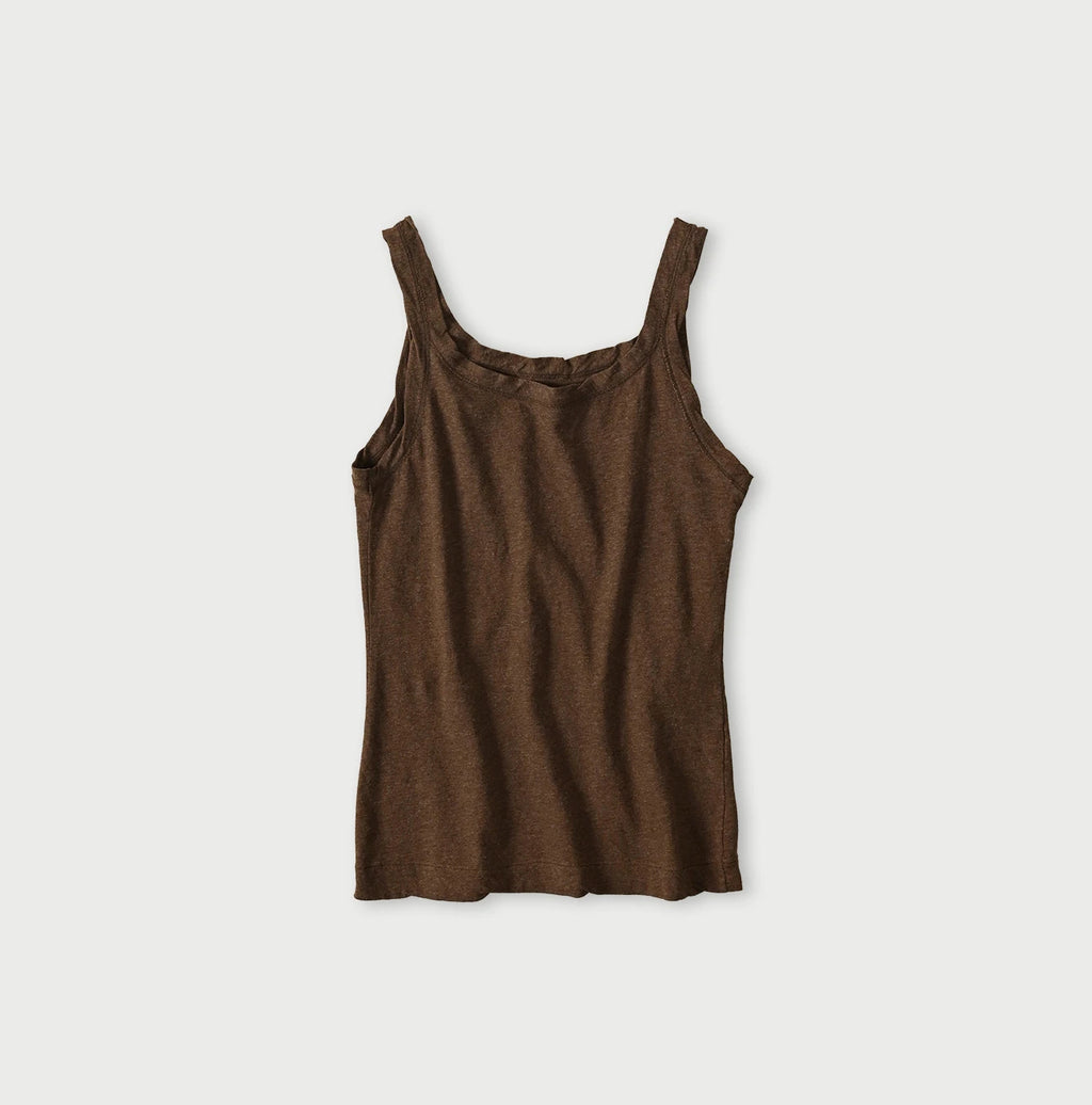 Top Thin Tenjiku Inner Camisole Brown Top