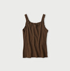 Top Thin Tenjiku Inner Camisole Brown Top