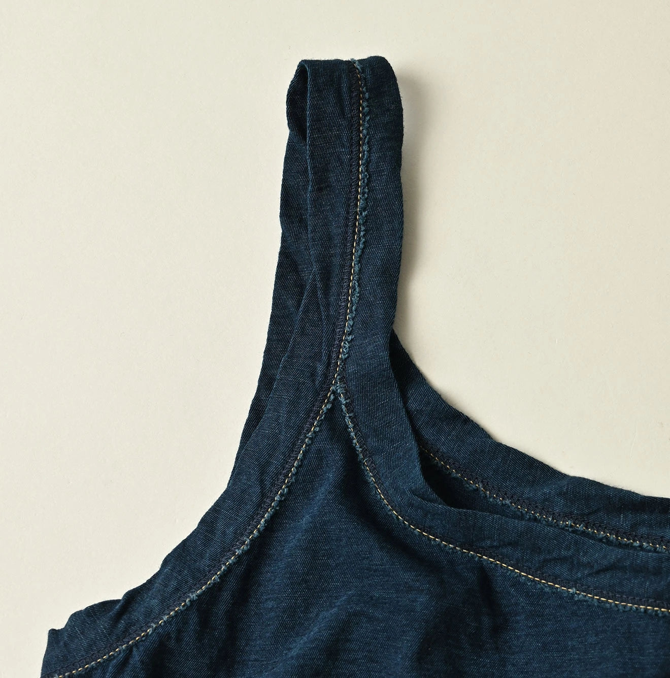 Indigo Thin Tenjiku Inner Camisole Detail