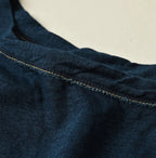 Indigo Thin Tenjiku Inner Camisole Detail