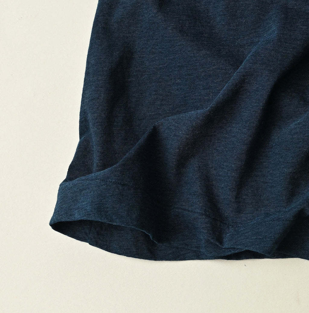 Indigo Thin Tenjiku Inner Camisole Detail