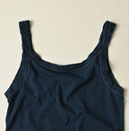 Indigo Thin Tenjiku Inner Camisole Detail
