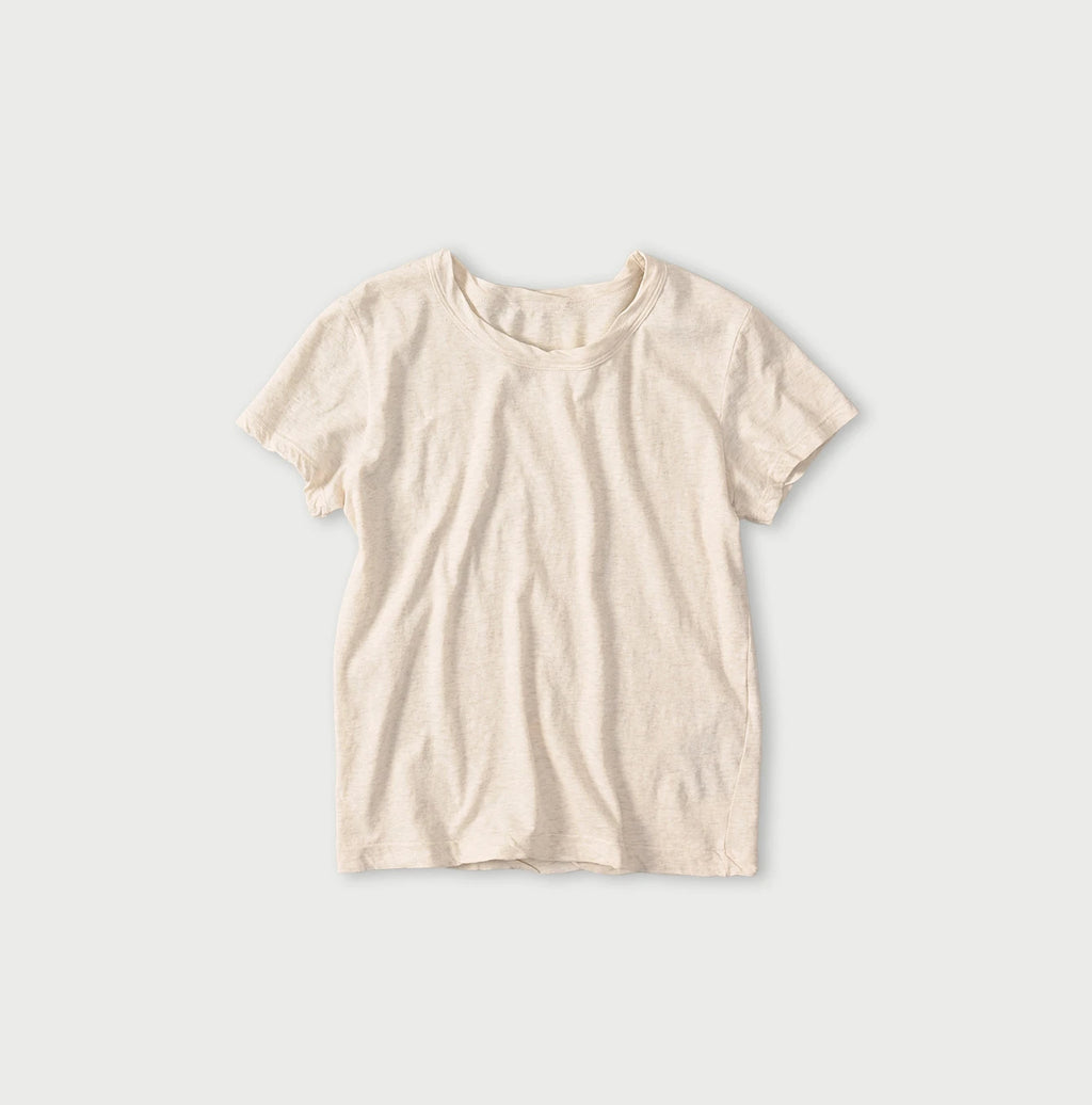 Top Thin Tenjiku Petit T-shirt Bone White Top