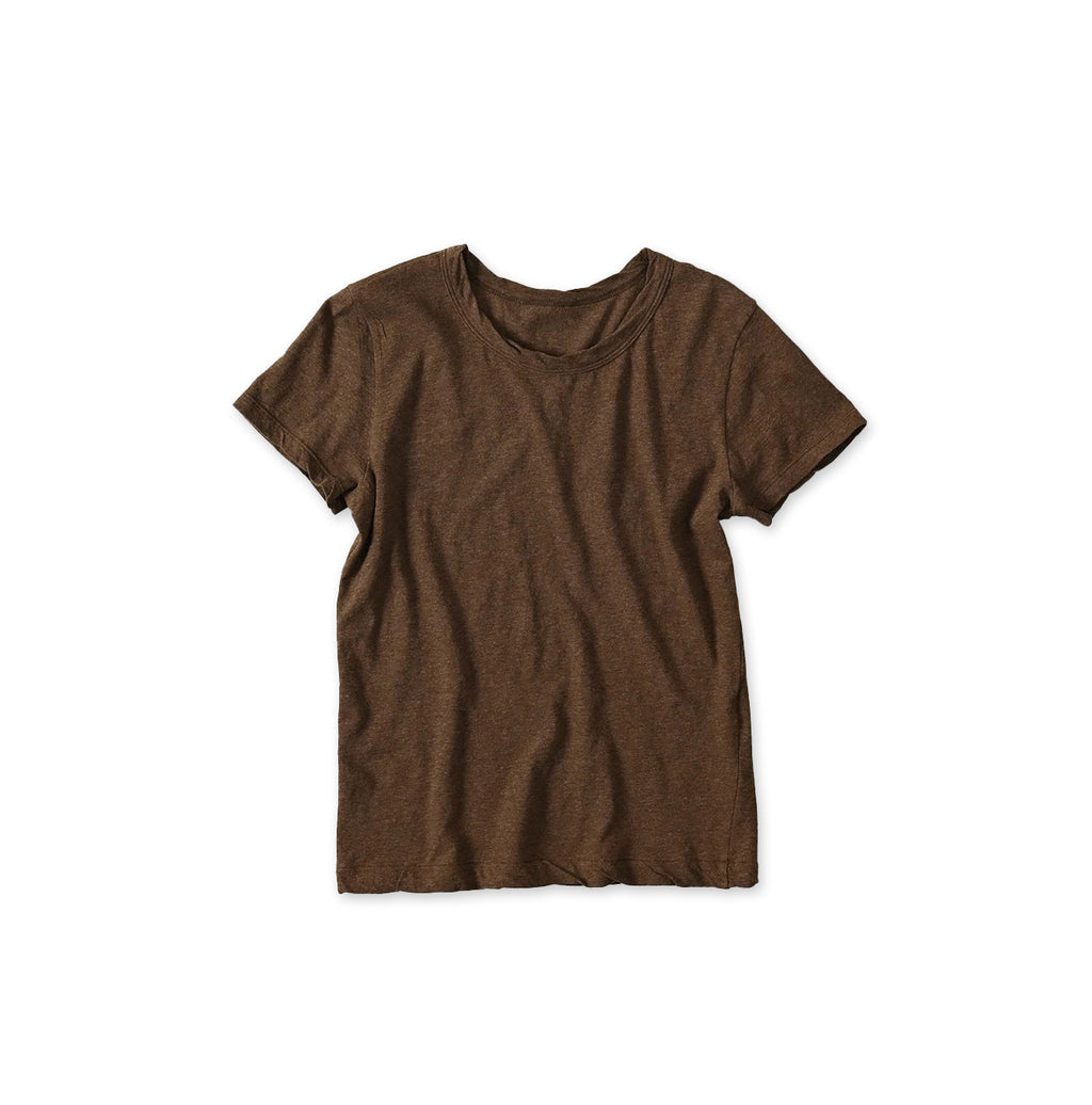 Top Thin Tenjiku Petit T-shirt Bone Brown Top