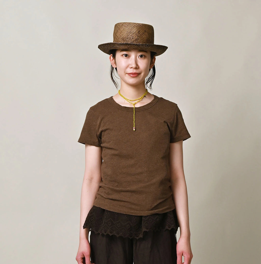 Top Thin Tenjiku Petit T-shirt Female Model