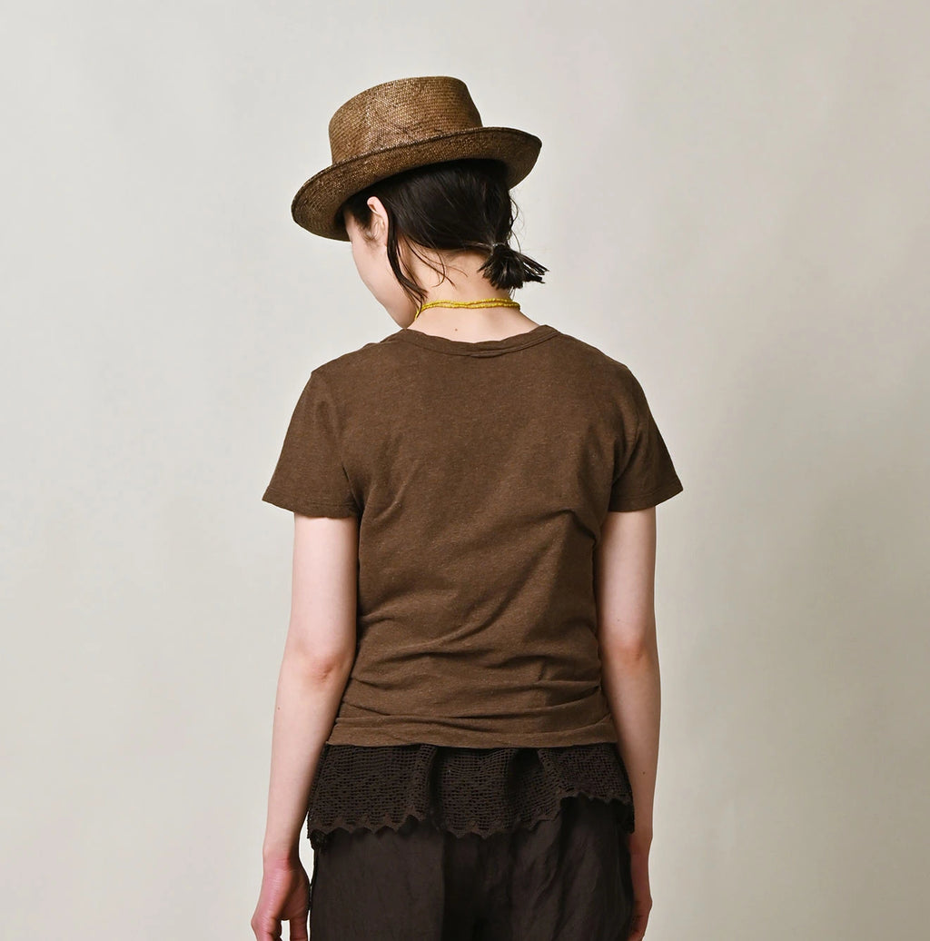 Top Thin Tenjiku Petit T-shirt Female Model