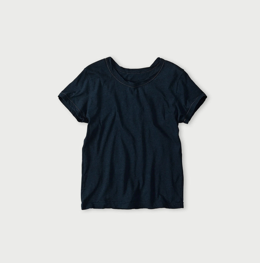 Indigo Thin Tenjiku Petit T-shirt