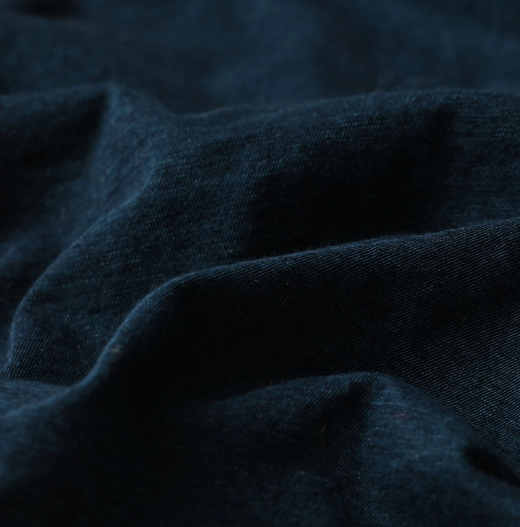 Indigo Thin Tenjiku Petit T-shirt Detail