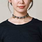 Indigo Thin Tenjiku Petit T-shirt Detail