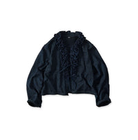 Indigo Dekoboko Knitsew Bolero