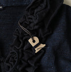 Indigo Dekoboko Knitsew Bolero Detail