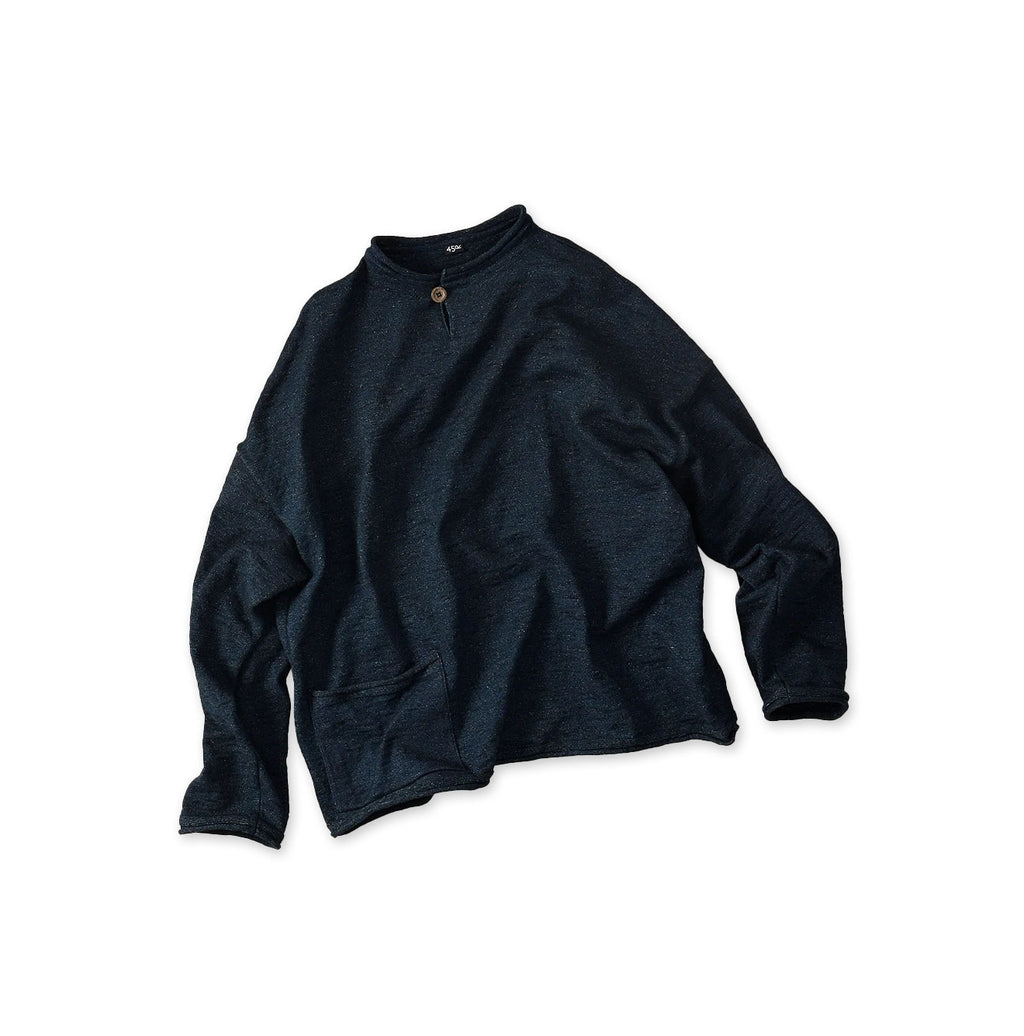 Indigo Dekoboko Knitsew 908 Uma Pull