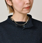 Indigo Dekoboko Knitsew 908 Uma Pull Detail