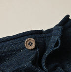 Indigo Dekoboko Knitsew 908 Uma Pull Detail
