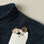 Indigo Dekoboko Knitsew 908 Uma Pull Detail